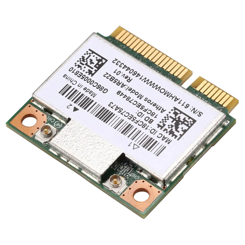 Ежедневная распродажа 20X AR5B22 2,4/5 ГГц двухдиапазонная Wi-Fi карта 802.11Ac Bluetooth 4,0 беспроводная карта WLAN для Lenovo Y400 Y500 Y410P S215 U33
Ежедневная распродажа 20X AR5B22 2,4/5 ГГц двухдиапазонная Wi-Fi карта 802.11Ac Bluetooth 4,0 беспроводная карта WLAN для Lenovo Y400 Y500 Y410P S215 U33