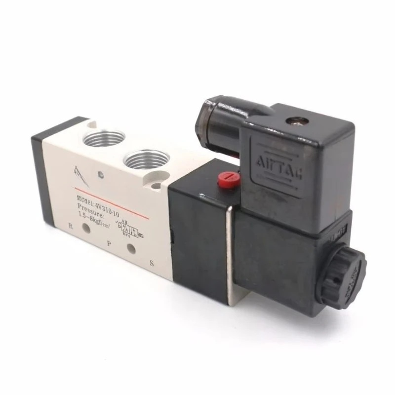 High Quality 4V310-10 AC 220V Solenoid Air Valve 5 Ports 2 Positions Washing Machine Manual Power Use 3/8 "Ports
High Quality 4V310-10 AC 220V Solenoid Air Valve 5 Ports 2 Positions Washing Machine Manual Power Use 3/8 "Ports