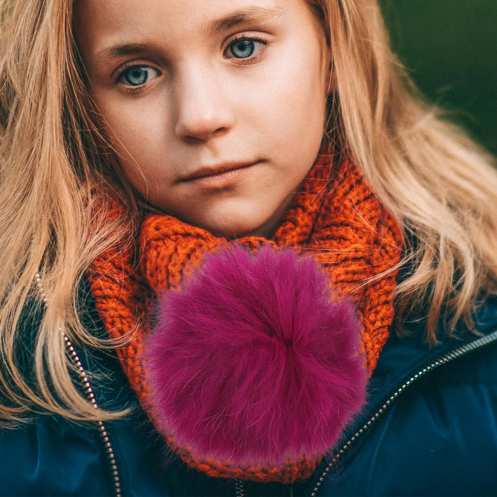 Hair Ball Decorations Pompom Faux Raccoon Pompoms for Hats Crafts Rosy 
Hair Ball Decorations Pompom Faux Raccoon Pompoms for Hats Crafts Rosy