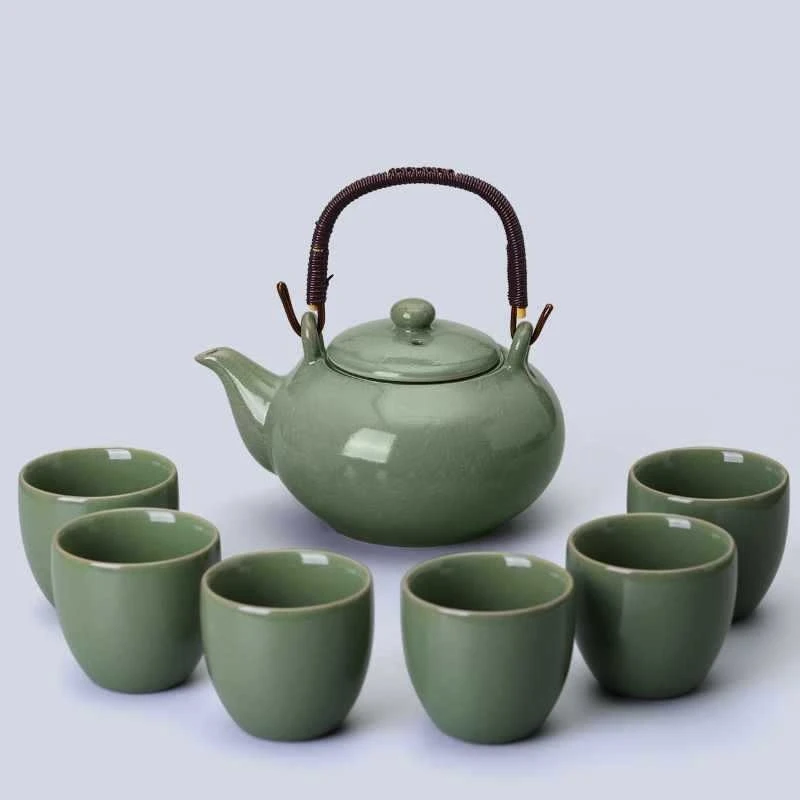 Multicolor large-capacity beam teapot tea set home cold water teapot Japanese simple kung fu tea set 1 pot 6
Multicolor large-capacity beam teapot tea set home cold water teapot Japanese simple kung fu tea set 1 pot 6