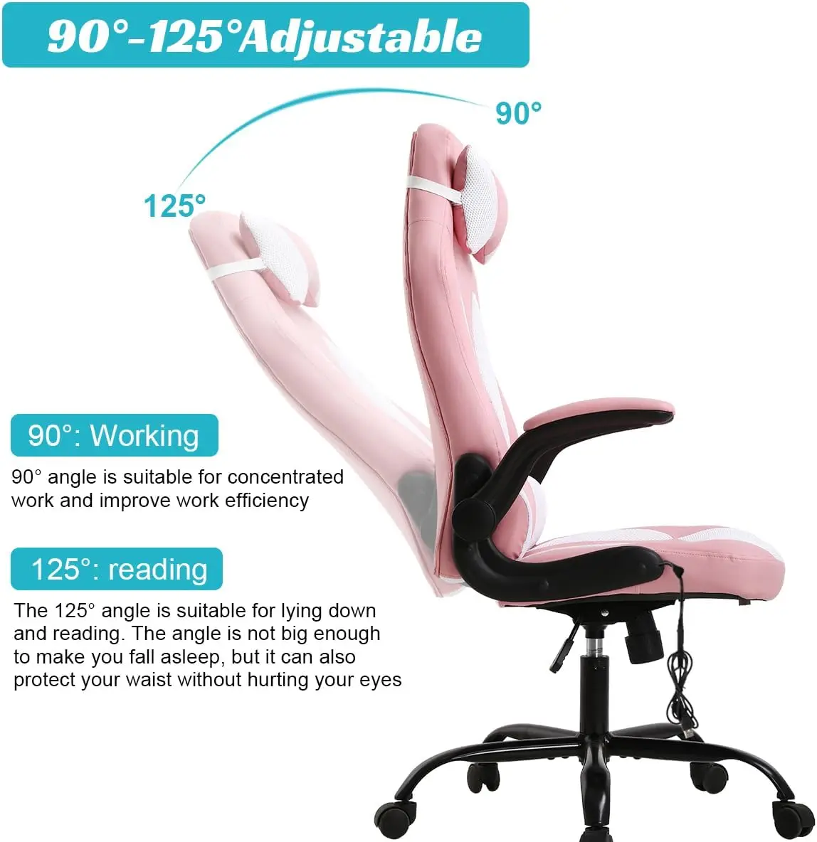 Dkeli Massage Gaming Chair Ergonomic Office Chair High Back Desk Chair Pu Leather Executive Chair With Lumbar Support Headrest
Dkeli Massage Gaming Chair Ergonomic Office Chair High Back Desk Chair Pu Leather Executive Chair With Lumbar Support Headrest