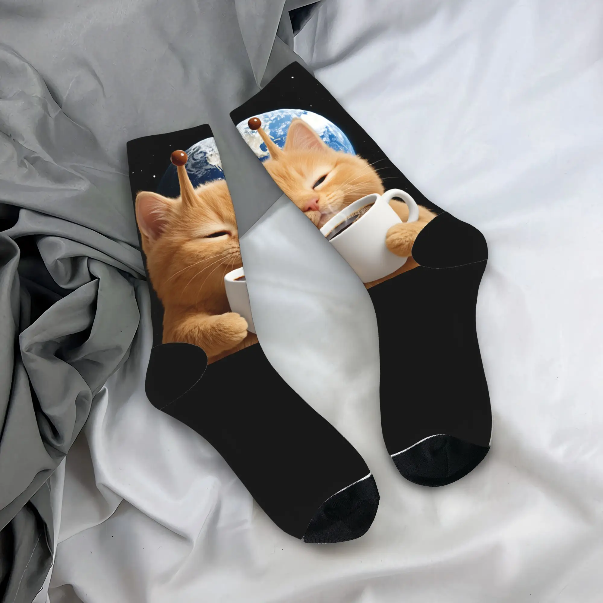 Funny Space Black Coffee Cat Socks Autumn Stockings Harajuku Women Men High Quality Socks Design Outdoor Sports Non Slip Socks
Funny Space Black Coffee Cat Socks Autumn Stockings Harajuku Women Men High Quality Socks Design Outdoor Sports Non Slip Socks