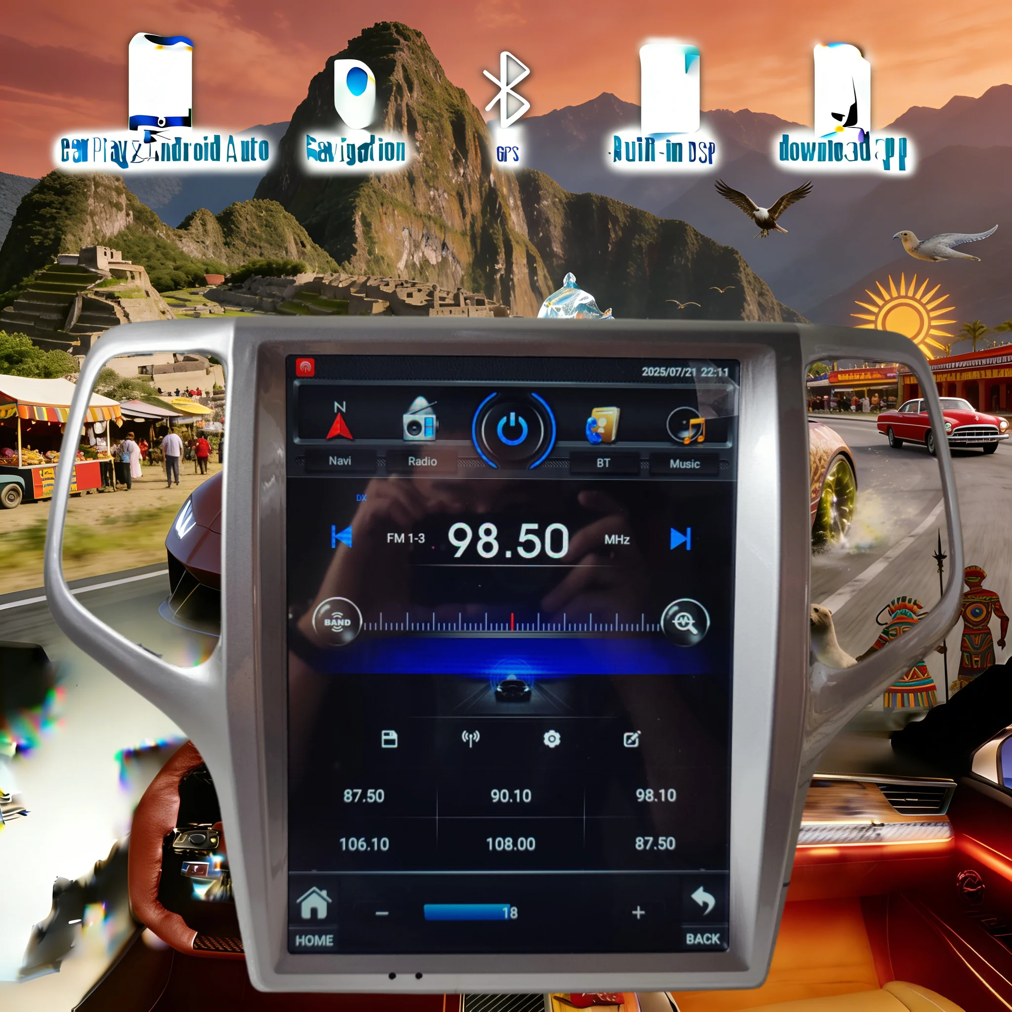 12.1" CarPlay Auto Android 14 For Jeep Grand Cherokee 2008 2009-2013 Screen Car Radio Multimedia Stereo Player GPS Head Unit
12.1" CarPlay Auto Android 14 For Jeep Grand Cherokee 2008 2009-2013 Screen Car Radio Multimedia Stereo Player GPS Head Unit