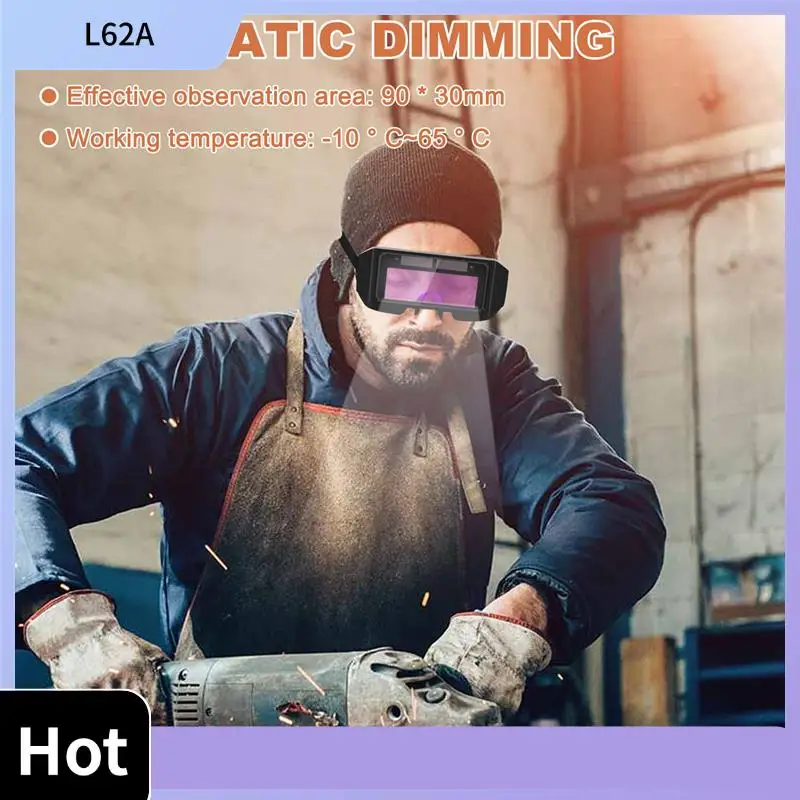 L62A Auto Darkening Welding Helmet Durable Automatic Light Change Anti-Glare Eyes Shied Goggle Glasses Masks Autos Shades
L62A Auto Darkening Welding Helmet Durable Automatic Light Change Anti-Glare Eyes Shied Goggle Glasses Masks Autos Shades