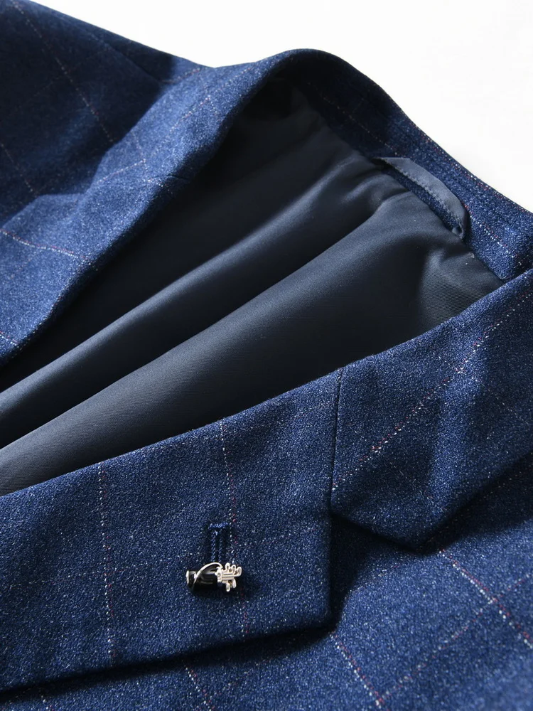 Color Woven Cheered Busin Casual Suit Jaet Men's Spring Autumn Faion Single Piece Commuter Slim Fit Sli Coat
Color Woven Cheered Busin Casual Suit Jaet Men's Spring Autumn Faion Single Piece Commuter Slim Fit Sli Coat