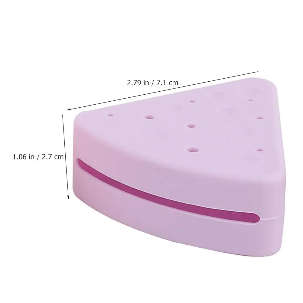 Silicone Makeup Puff Holder Small Sponge Storage Box Pink Travel Accessories Powder Puff Organizer Triangular Shape
Silicone Makeup Puff Holder Small Sponge Storage Box Pink Travel Accessories Powder Puff Organizer Triangular Shape