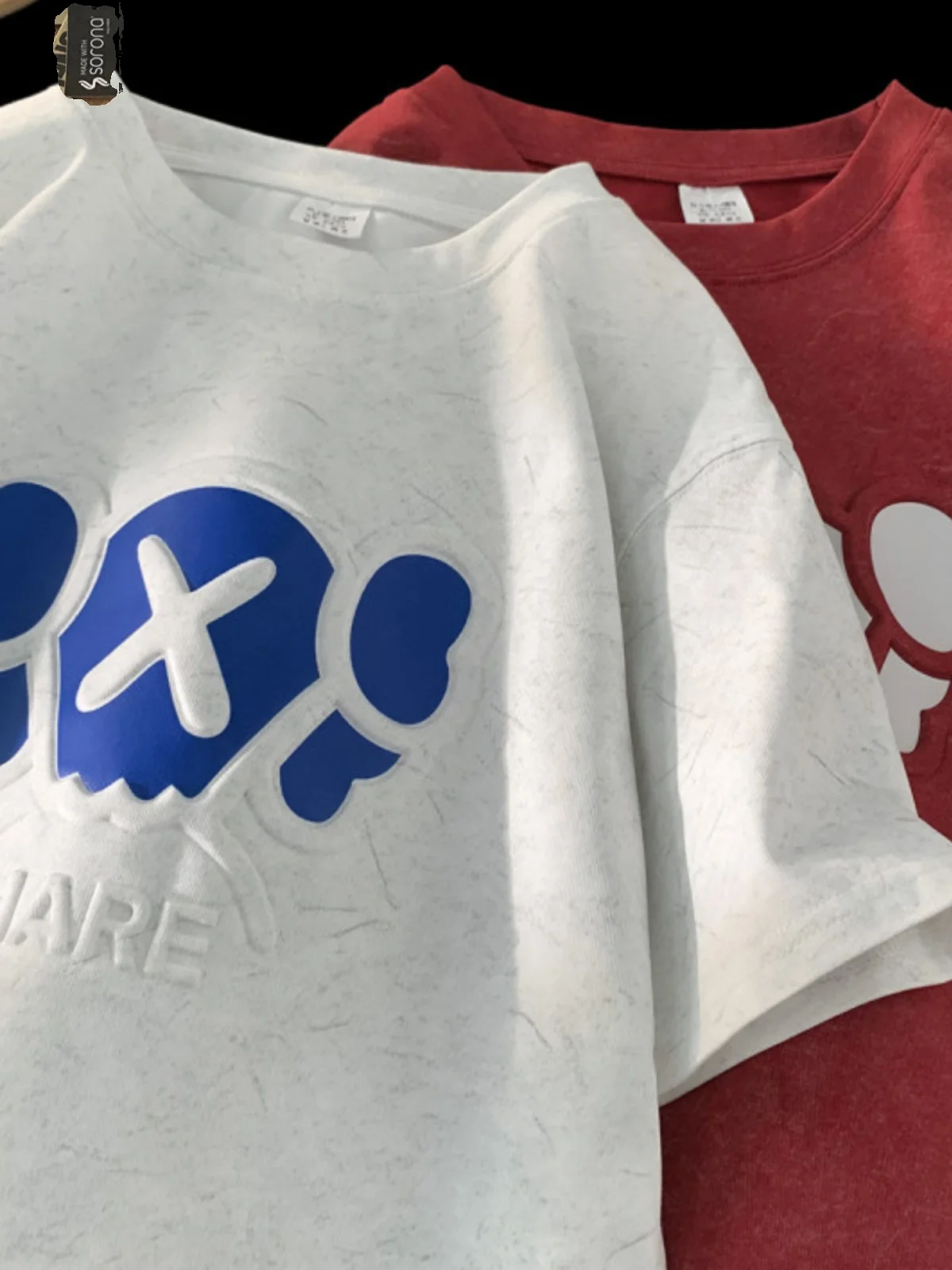 American Waed Heavyweight Steel Stamp Lettering ort Sve Men's Summer Thin Ice Silk T-irt Loose Trendy Brand Colorfas...
American Waed Heavyweight Steel Stamp Lettering ort Sve Men's Summer Thin Ice Silk T-irt Loose Trendy Brand Colorfas...