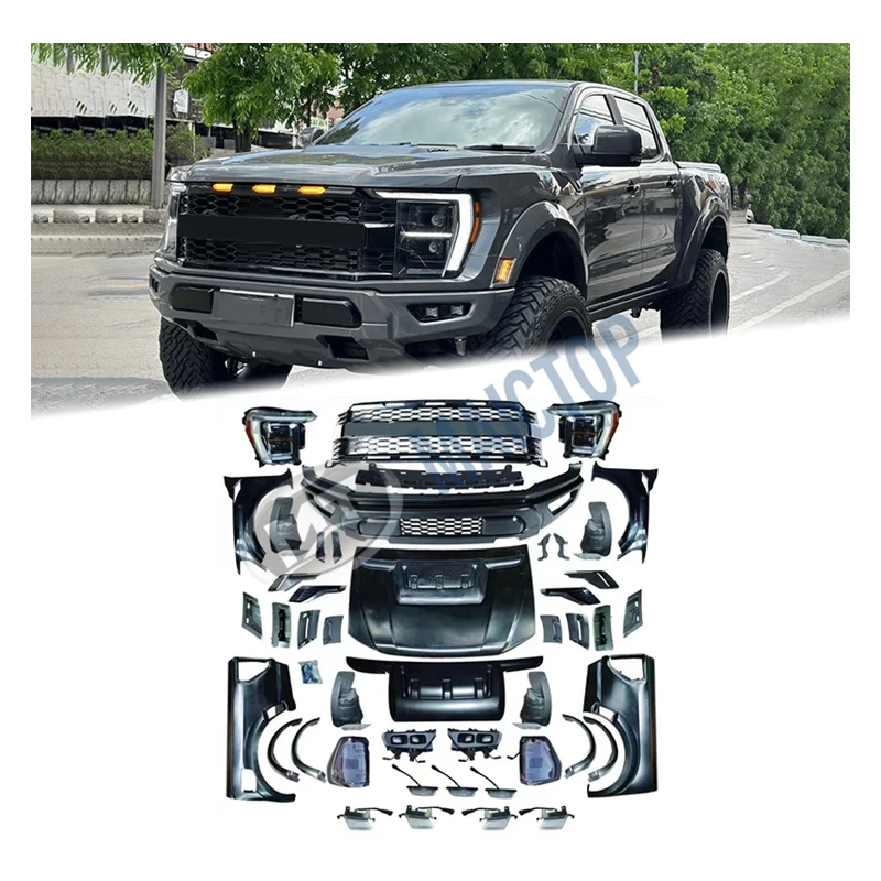 Maictop HIGH QUALITY UPGRADE TRUCK PARTS PICKUP BODY KIT for FORD RANGER T6 T7 T8 to 2022 F150 Ford RAPTOR B TYPE
Maictop HIGH QUALITY UPGRADE TRUCK PARTS PICKUP BODY KIT for FORD RANGER T6 T7 T8 to 2022 F150 Ford RAPTOR B TYPE