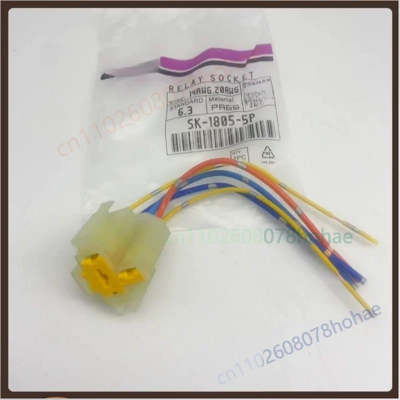 For SIHAI Universal Small Relay Socket 1912 /2914 5 Pin 5 Wire Relay Base Auto Truck Electrical Connector Parts
For SIHAI Universal Small Relay Socket 1912 /2914 5 Pin 5 Wire Relay Base Auto Truck Electrical Connector Parts