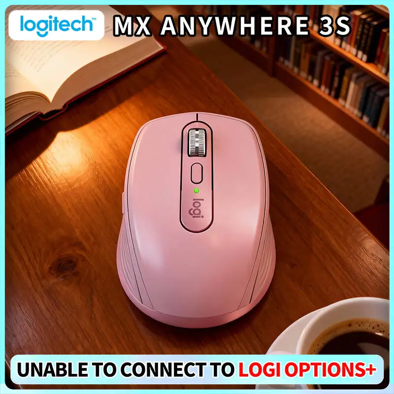 Wireless MX Anywhere 3S - 8000 DPI, MagSpeed Scroll, Anti-Slip, Perfect for Studio Trip & Travel Work Task
Wireless MX Anywhere 3S - 8000 DPI, MagSpeed Scroll, Anti-Slip, Perfect for Studio Trip & Travel Work Task