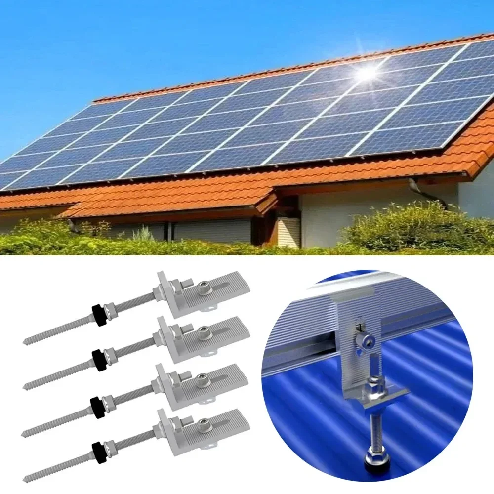4set 200/250mm Solar Panel Mounting Hanger Bolts with L Adapter Bracket PV Photovol Stainless Steel Mount Screw For Solar Panel
4set 200/250mm Solar Panel Mounting Hanger Bolts with L Adapter Bracket PV Photovol Stainless Steel Mount Screw For Solar Panel