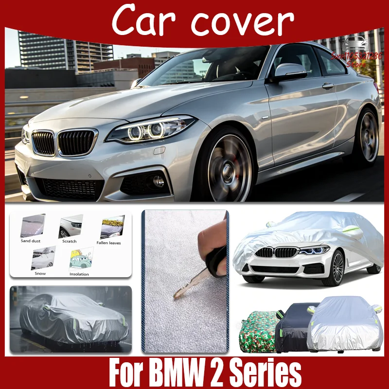 For BMW 2 Series Car Full Cover - Outdoor Waterproof Snowproof Sunshade, Winter & Summer All Weather Auto Protection Accessories
For BMW 2 Series Car Full Cover - Outdoor Waterproof Snowproof Sunshade, Winter & Summer All Weather Auto Protection Accessories