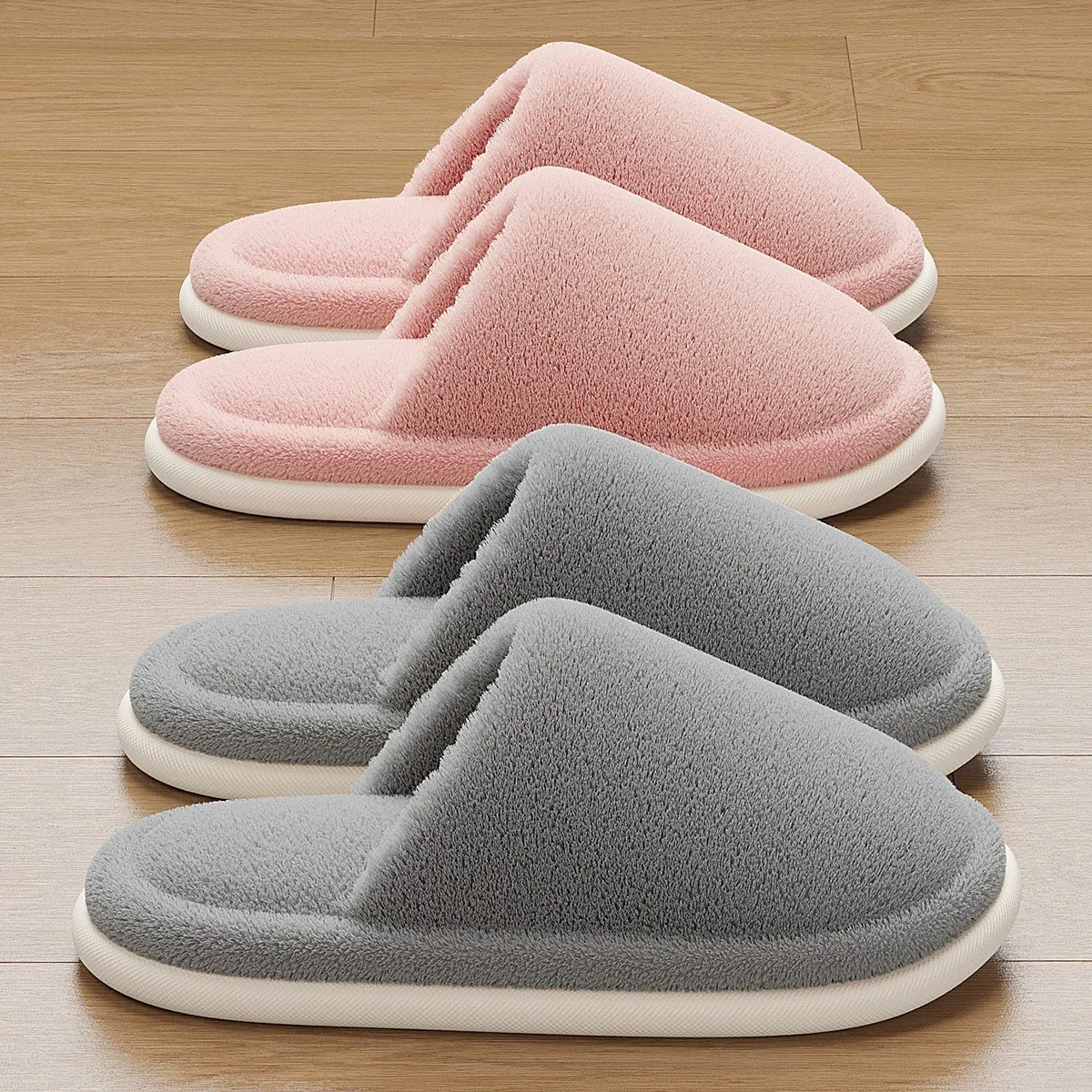 Women House Slippers Soft Bedroom Slippers Autumn Winter Warm Casual Slides Indoor Non-Slip Men Home Slippers Unisex Flats Shoes 
Women House Slippers Soft Bedroom Slippers Autumn Winter Warm Casual Slides Indoor Non-Slip Men Home Slippers Unisex Flats Shoes