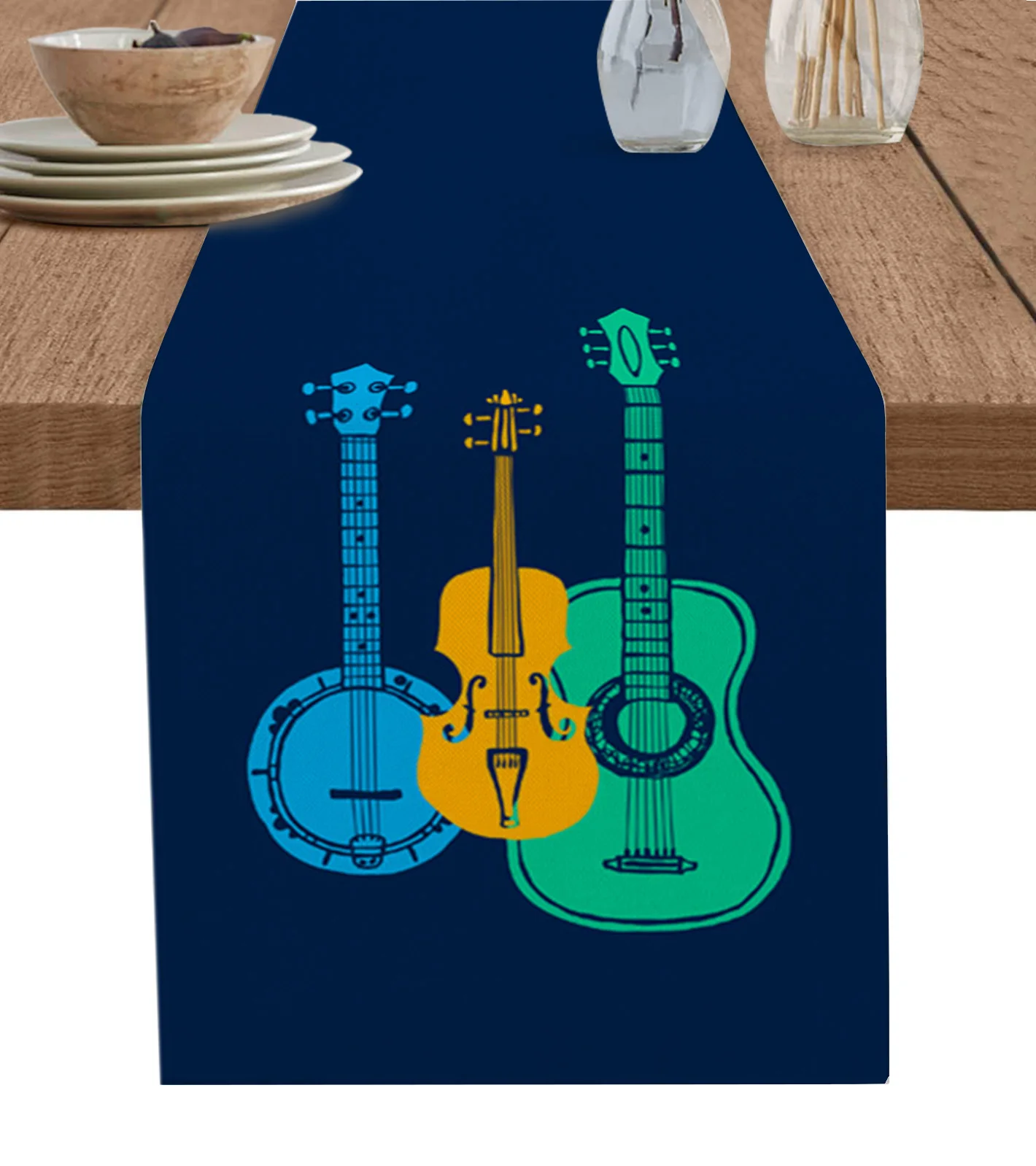 Musical Instrument Guitar Table Runner Decoration Home Decor Dinner Table Decoration Table Decor
Musical Instrument Guitar Table Runner Decoration Home Decor Dinner Table Decoration Table Decor