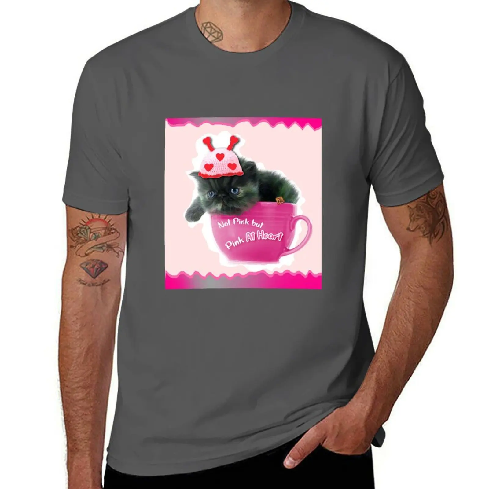 Not Pink but Pink At Heart - Cat (by ACCI) T-Shirt Work Comfort T-Shirt for Men
Not Pink but Pink At Heart - Cat (by ACCI) T-Shirt Work Comfort T-Shirt for Men
