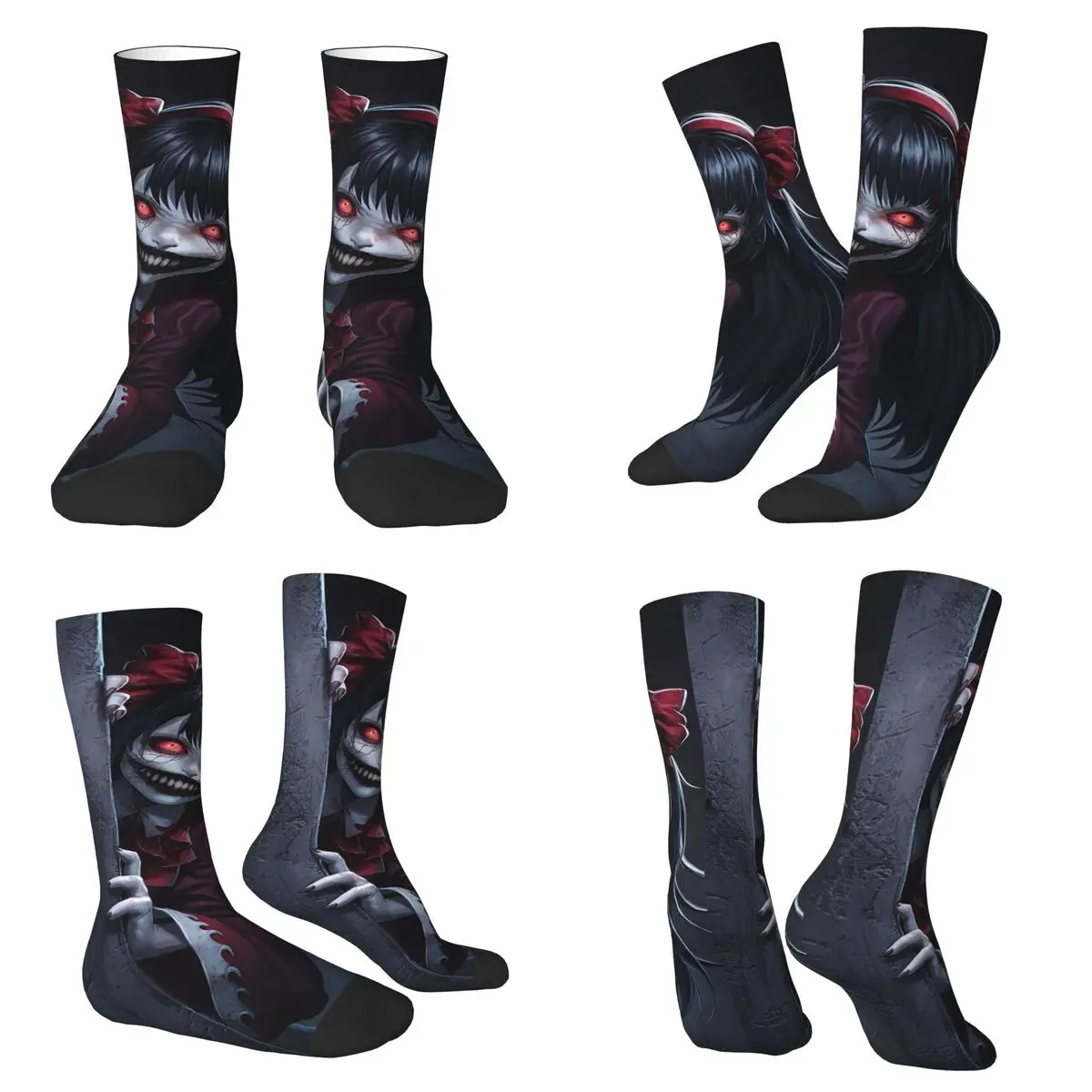 Horror Female Ghost Socks Harajuku Sweat Absorbing Stockings All Season Long Socks Accessories for Unisex Birthday Present
Horror Female Ghost Socks Harajuku Sweat Absorbing Stockings All Season Long Socks Accessories for Unisex Birthday Present