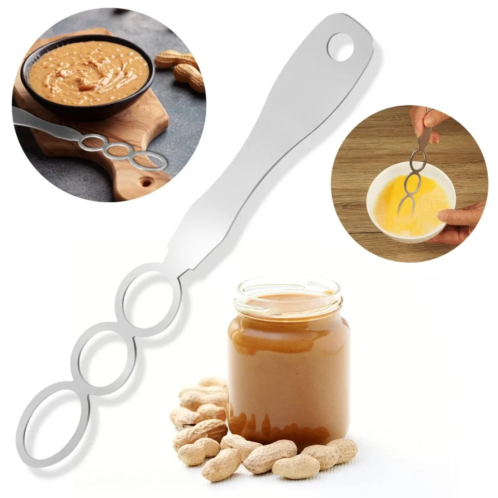 Stainless Steel Peanut Butter Stirrer Multipurpose Manual Butter Mixer Practical Easy to Use Jam Mixer Butter, Peanut, Almond
Stainless Steel Peanut Butter Stirrer Multipurpose Manual Butter Mixer Practical Easy to Use Jam Mixer Butter, Peanut, Almond