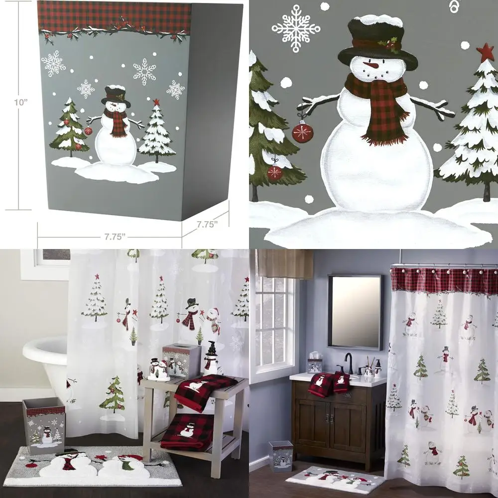 Red Forest-Inspired Winter Wastebasket
Red Forest-Inspired Winter Wastebasket