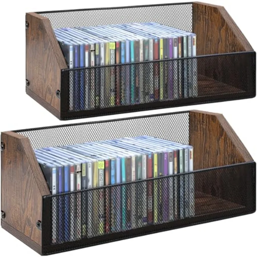 CD Storage Rack - - CD Storage Case Holds 76 Full Case CDs 5 Slim Case CDs Desktop or Closet CD Stand CD Display for Blu-Ray Vi
CD Storage Rack - - CD Storage Case Holds 76 Full Case CDs 5 Slim Case CDs Desktop or Closet CD Stand CD Display for Blu-Ray Vi