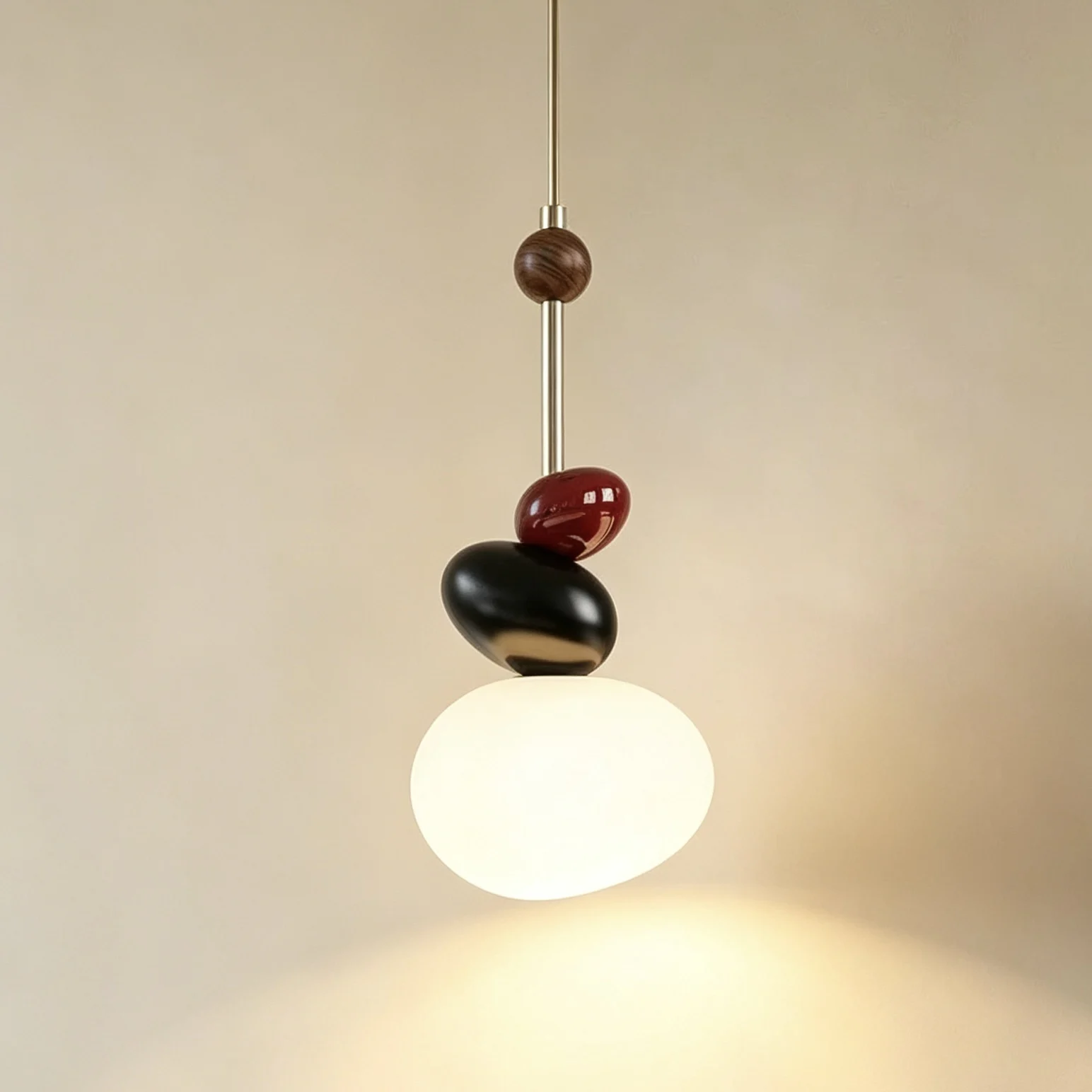 Magic Bean Small Pendant Light - Cream/French/Mid-Century/Personalized - For Bedroom Bedside/Bar/Sofa Background Wall
Magic Bean Small Pendant Light - Cream/French/Mid-Century/Personalized - For Bedroom Bedside/Bar/Sofa Background Wall