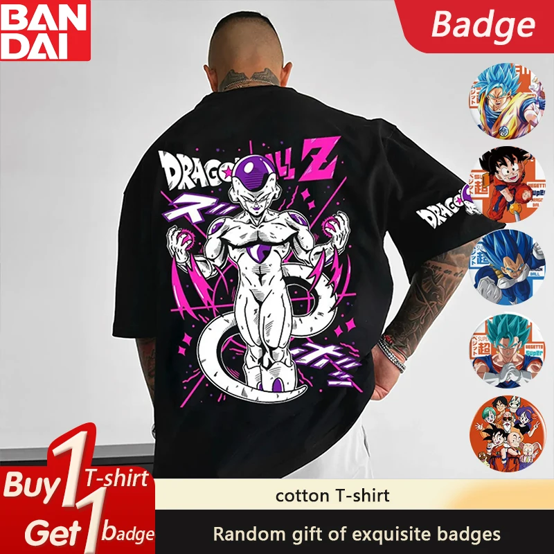 Dragon Ball Animation Peripheral GOKU Frisa Summer Short Sleeve T-Shirt 2025 Classic Loose Men's and Women's Cotton T-Shirt
Dragon Ball Animation Peripheral GOKU Frisa Summer Short Sleeve T-Shirt 2025 Classic Loose Men's and Women's Cotton T-Shirt