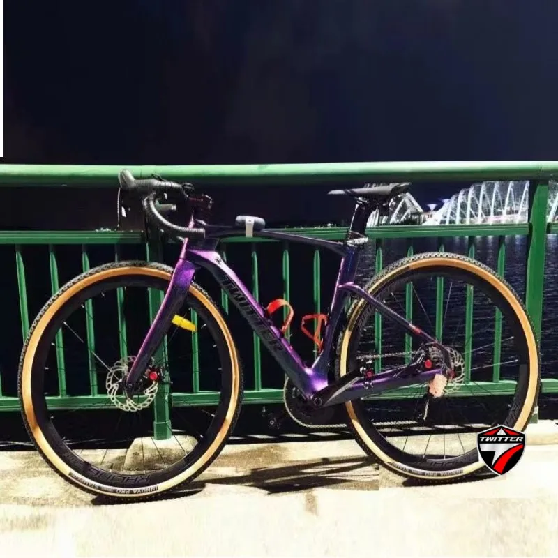 TWITTER Electronically Shifting GRAVEL Bike GEX-13Speed T900Carbon Fiber Road bicycle Hydraulic Disc Brakes велосипеды bicicleta
TWITTER Electronically Shifting GRAVEL Bike GEX-13Speed T900Carbon Fiber Road bicycle Hydraulic Disc Brakes велосипеды bicicleta