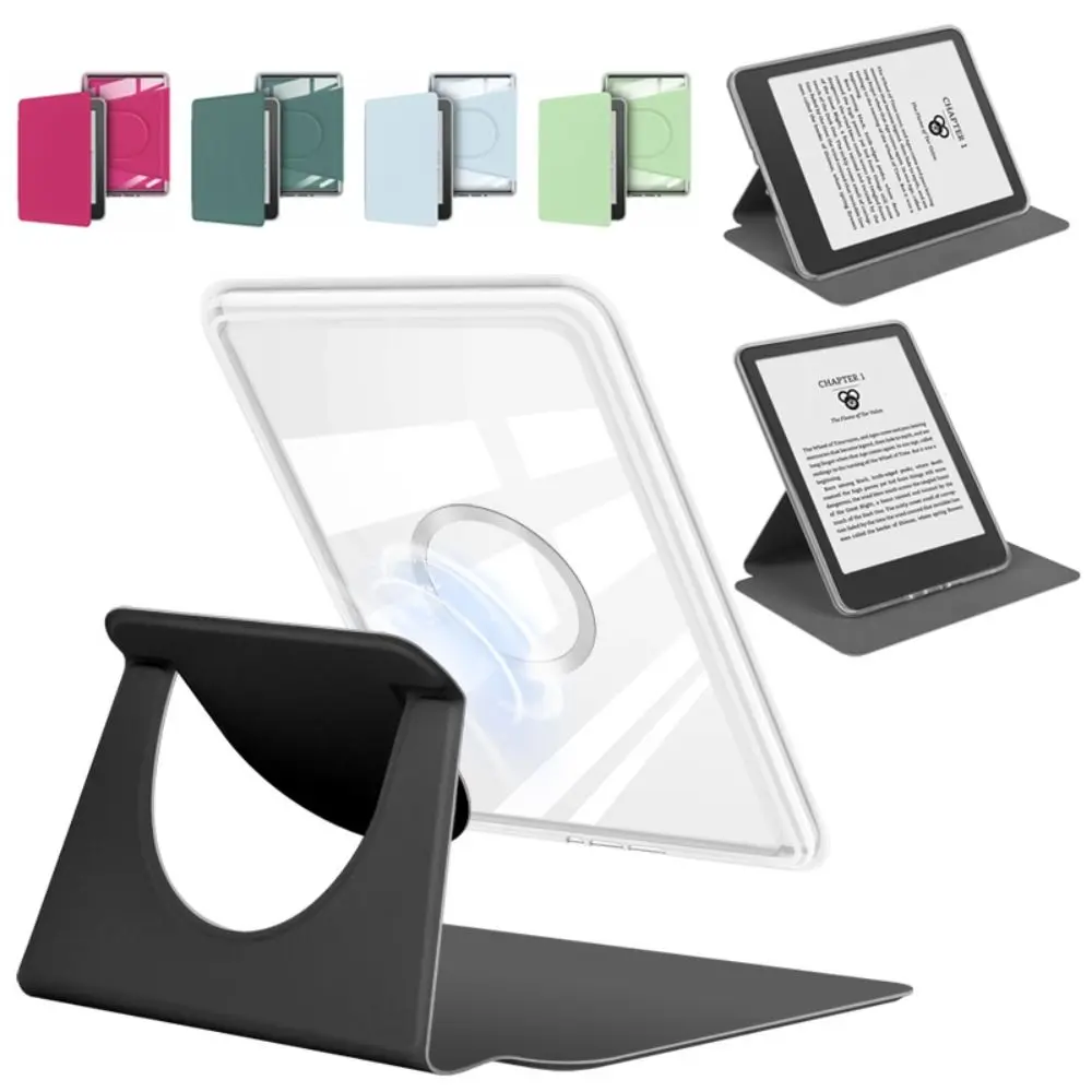 Auto Wake/Sleep e-Reader Case Acrylic 360 Rotation Magnetic Cover Detachable for Kindle Paperwhite 5 (11th Gen 2021) 6.8 inch
Auto Wake/Sleep e-Reader Case Acrylic 360 Rotation Magnetic Cover Detachable for Kindle Paperwhite 5 (11th Gen 2021) 6.8 inch