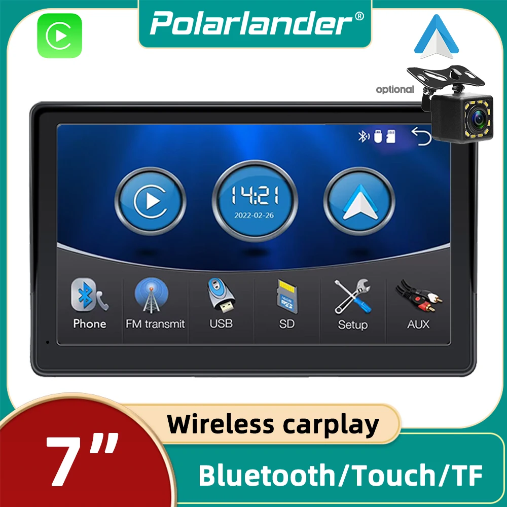 Multimedia Player Bluetooth TF Card/USB/AUX Universal 7 Inch Car Radio Mirror Link for BMW / VW / Nissan / Toyota / Honda
Multimedia Player Bluetooth TF Card/USB/AUX Universal 7 Inch Car Radio Mirror Link for BMW / VW / Nissan / Toyota / Honda