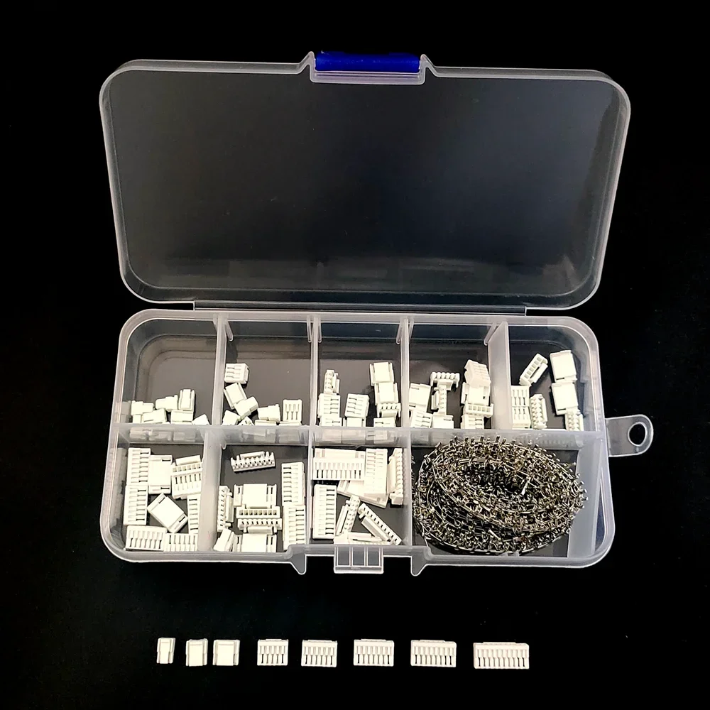 530pcs/boxed JST GH 1.25mm Connectors Kit with GH 1.25 2/3/4/5/6/7/8/10 Pin Plug Crimp Terminal for Flight Controller 3D Printer
530pcs/boxed JST GH 1.25mm Connectors Kit with GH 1.25 2/3/4/5/6/7/8/10 Pin Plug Crimp Terminal for Flight Controller 3D Printer