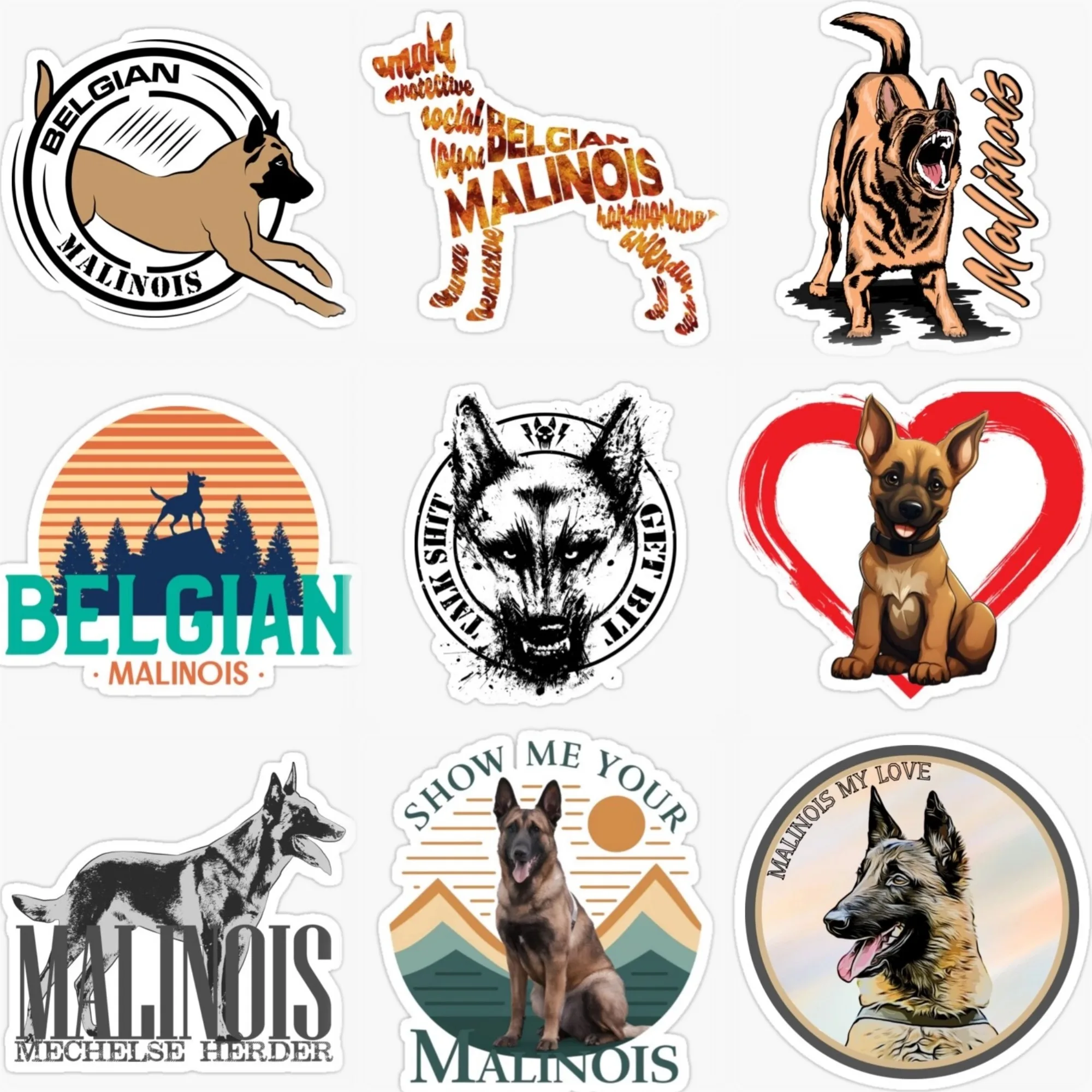 Belgian Malinois Cute Pet Creative PVC Waterproof Sticker for Decorate Car Off-road Bicycle Helmet Fridge Wall Decal Accessories
Belgian Malinois Cute Pet Creative PVC Waterproof Sticker for Decorate Car Off-road Bicycle Helmet Fridge Wall Decal Accessories