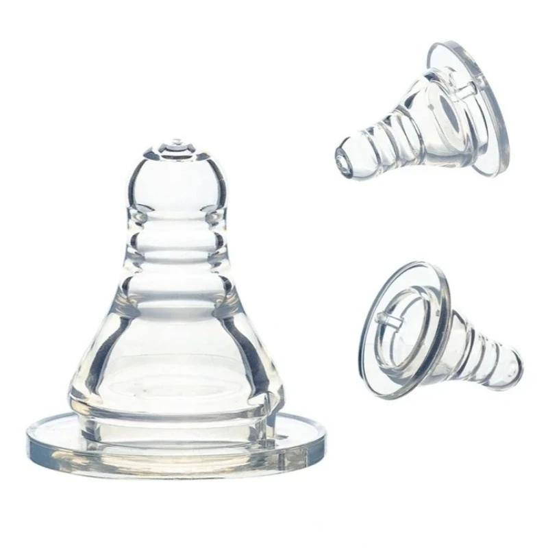 Baby Feeding Bottle Clear Silicone Nipple Natural Flexible Soft Pacifier Nipple Replacement Feeding Milk Bottle Standard Size
Baby Feeding Bottle Clear Silicone Nipple Natural Flexible Soft Pacifier Nipple Replacement Feeding Milk Bottle Standard Size