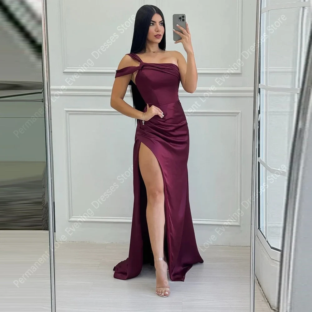 2025 Elegant Side High Slit Women Evening Dresses Sexy Sleeveless Prom Gowns Mopping Length Party Vestido Para Mujer Customized
2025 Elegant Side High Slit Women Evening Dresses Sexy Sleeveless Prom Gowns Mopping Length Party Vestido Para Mujer Customized