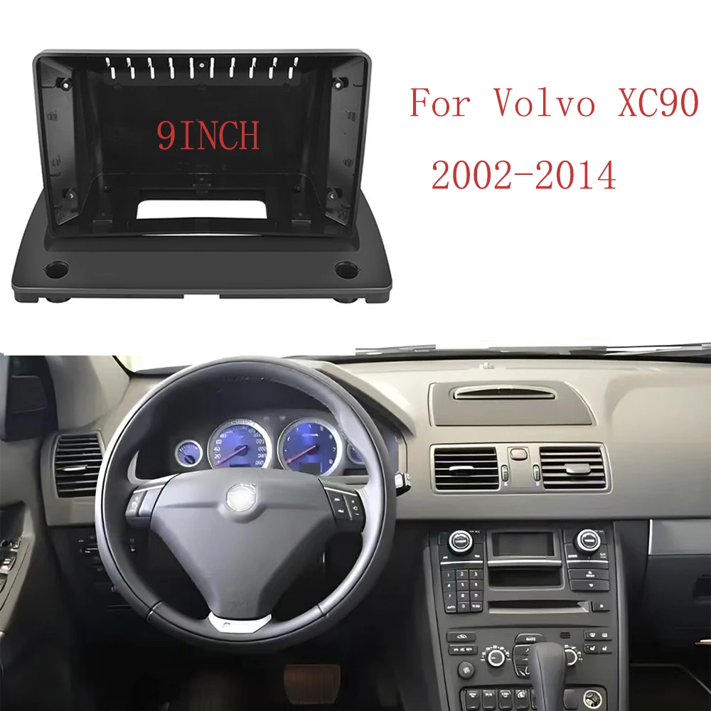 9inch For Volvo XC90 2002-2014 2Din Car DVD Frame Plug Audio Fitting Adaptor Dash Trim Kits Facia Panel
9inch For Volvo XC90 2002-2014 2Din Car DVD Frame Plug Audio Fitting Adaptor Dash Trim Kits Facia Panel