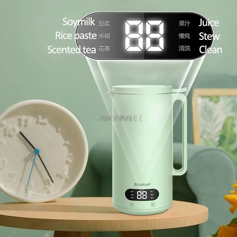 220V Electric Soymilk Maker Smart Heatable Soya-Bean Milk Juicer Blender Rice Paste Maker Filter-free 350ml
220V Electric Soymilk Maker Smart Heatable Soya-Bean Milk Juicer Blender Rice Paste Maker Filter-free 350ml