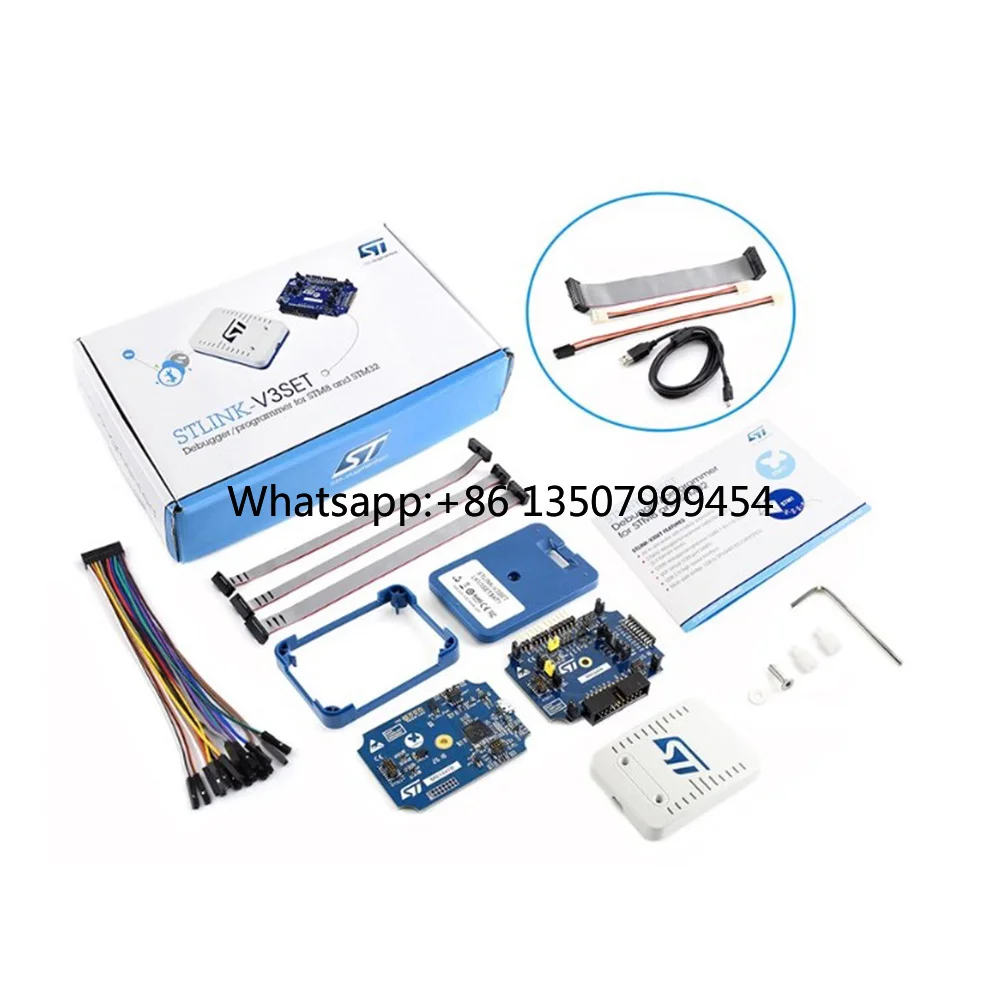 Roarkit STLINK-V3SET Development Board STM8S STM32 Programmer 5V USB 2.0 JTAG DFU Authentic
Roarkit STLINK-V3SET Development Board STM8S STM32 Programmer 5V USB 2.0 JTAG DFU Authentic