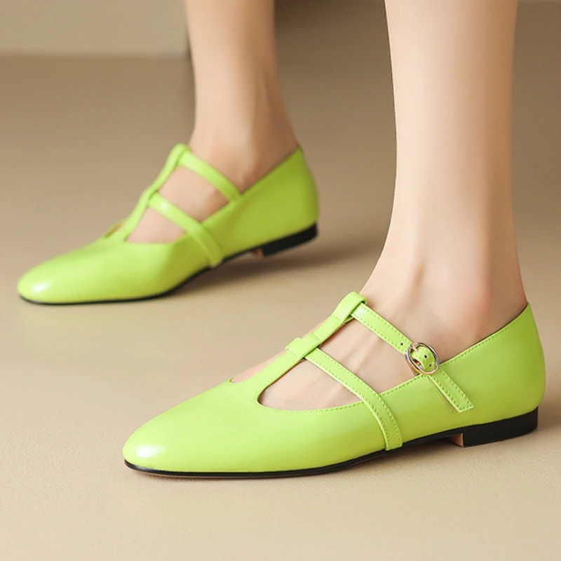 Genuine Leather Women's Loafers Flats Mary Janes Shoes New 2026 Spring Casual Walking Work Dance Shoes Green Flat Big Size 48
Genuine Leather Women's Loafers Flats Mary Janes Shoes New 2026 Spring Casual Walking Work Dance Shoes Green Flat Big Size 48