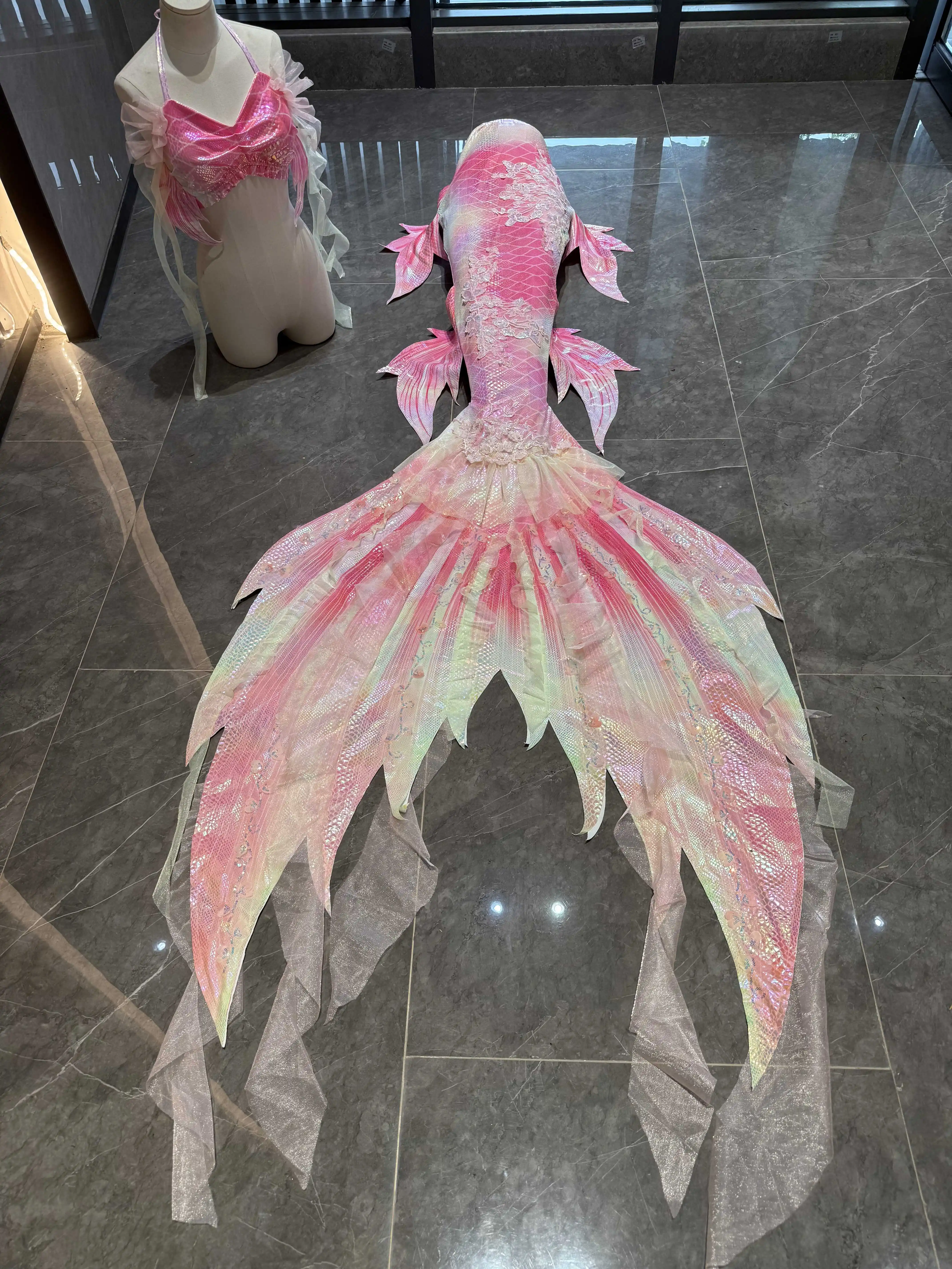 Original Gold Foil Floating Yarn Mermaid Tail Sky Purple Fish Tail Fish Skin Aquarium Shooting Mermaid Performance Suit Swimsuit
Original Gold Foil Floating Yarn Mermaid Tail Sky Purple Fish Tail Fish Skin Aquarium Shooting Mermaid Performance Suit Swimsuit