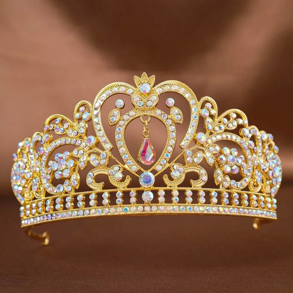 Fashion Crystal Rhinestone Tiaras Headdress Lightweight Queen Princess Diadems Head Jewelry Luxurious Wedding Bride Crowns Prom
Fashion Crystal Rhinestone Tiaras Headdress Lightweight Queen Princess Diadems Head Jewelry Luxurious Wedding Bride Crowns Prom
