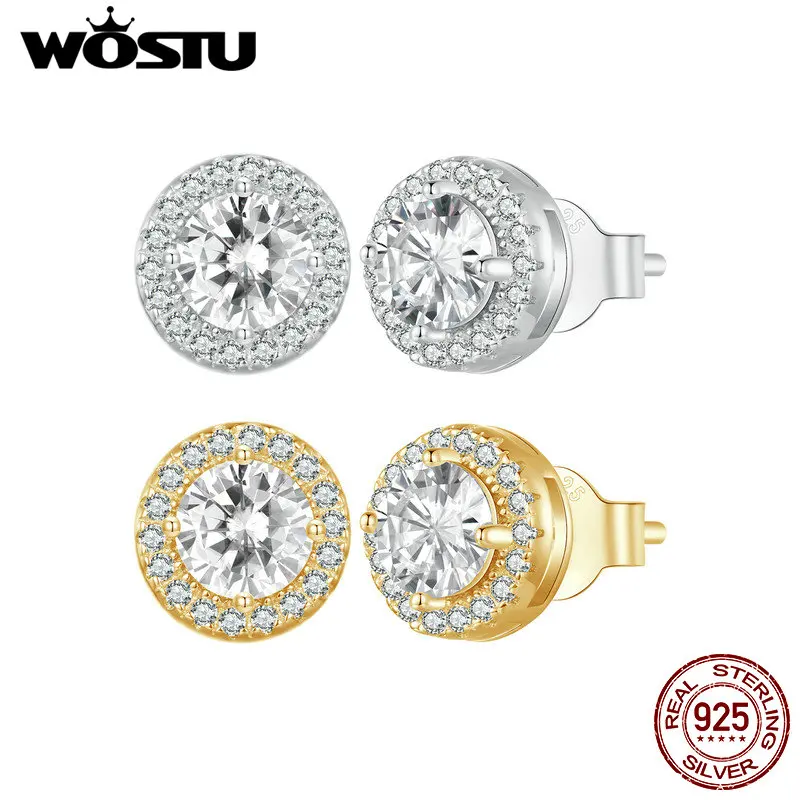 Серьги-гвоздики WOSTU из стерлингового серебра 925 пробы, классические роскошные серьги-гвоздики с фианитами, покрытые 18-каратным золотом с цирконом, для женщин, подарок на свадьбу, ювелирные изделия высокого качества
Серьги-гвоздики WOSTU из стерлингового серебра 925 пробы, классические роскошные серьги-гвоздики с фианитами, покрытые 18-каратным золотом с цирконом, для женщин, подарок на свадьбу, ювелирные изделия высокого качества