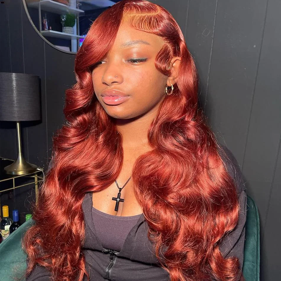 40 Inch Reddish Brown Body Wave Human Hair Wigs 13x6 Hd Lace Frontal Wig Brazilian Pre Plucked 5x5 Lace Front Wigs For Women
40 Inch Reddish Brown Body Wave Human Hair Wigs 13x6 Hd Lace Frontal Wig Brazilian Pre Plucked 5x5 Lace Front Wigs For Women