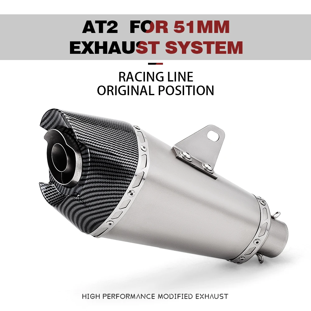 For AT2 General Motorcycle Exhaust Pipe Carbon Fiber Miscellaneous for FZ6 GSX250R NINJA400 CBR300R
For AT2 General Motorcycle Exhaust Pipe Carbon Fiber Miscellaneous for FZ6 GSX250R NINJA400 CBR300R