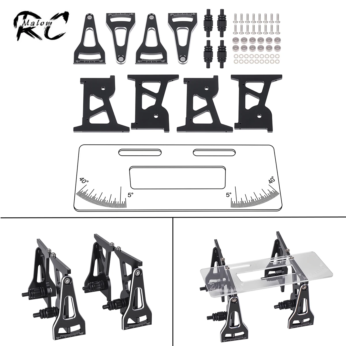 Aluminum Alloy Chassis Setup System for 1/24 LOSI Micro-B 1/28 RC Drift Racing Car Upgrade Parts Tools
Aluminum Alloy Chassis Setup System for 1/24 LOSI Micro-B 1/28 RC Drift Racing Car Upgrade Parts Tools
