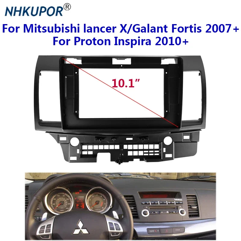 Комплект рамки автомобильного радиоприемника для Mitsubishi Lancer X Galant Fortis 2007+/Proton Inspira 2010+, автоматическая стереосистема, сменная лицевая панель
Комплект рамки автомобильного радиоприемника для Mitsubishi Lancer X Galant Fortis 2007+/Proton Inspira 2010+, автоматическая стереосистема, сменная лицевая панель
