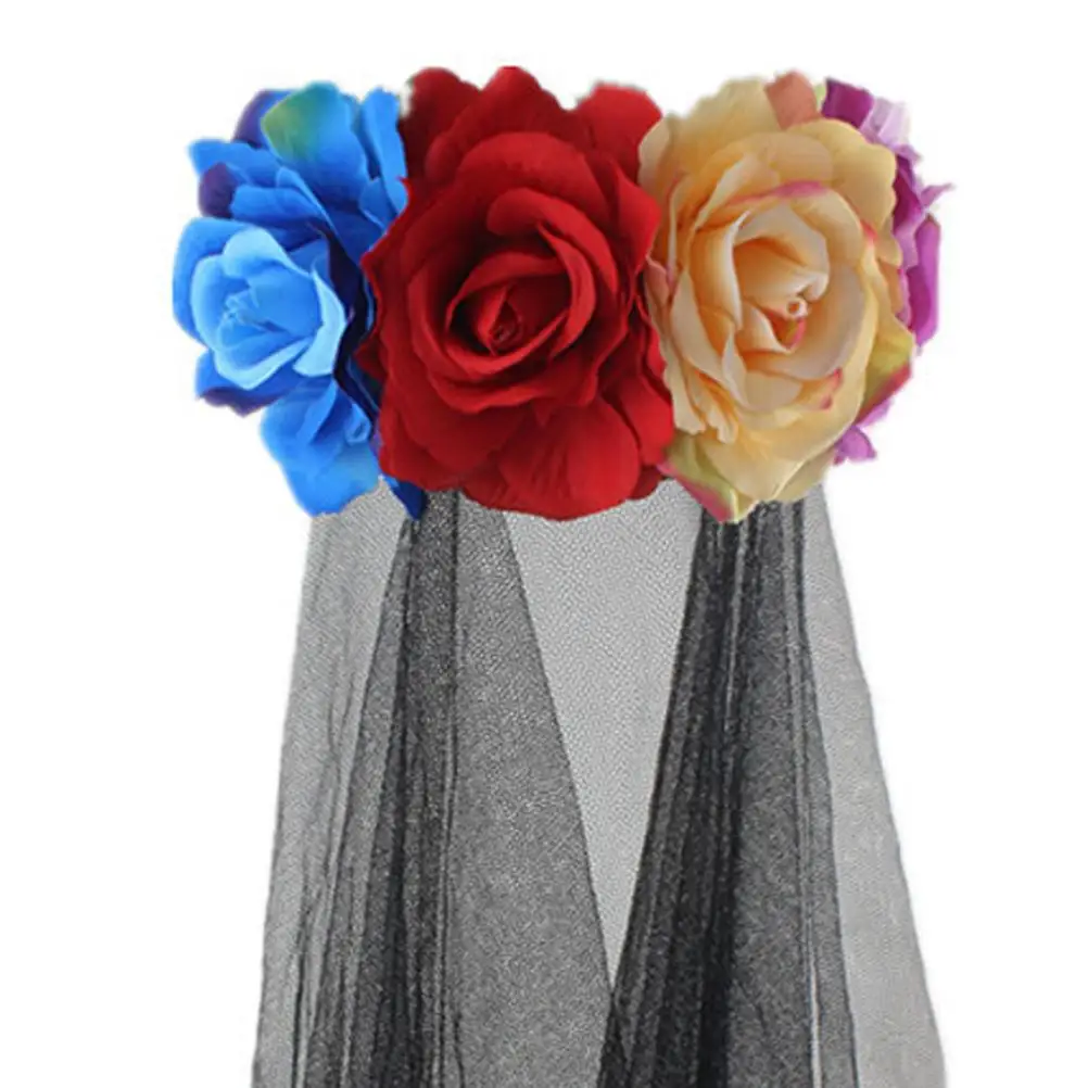 Masquerade Mask Halloween Makeup Veil Decor Festival Flower Headdress Carnival Bride
Masquerade Mask Halloween Makeup Veil Decor Festival Flower Headdress Carnival Bride