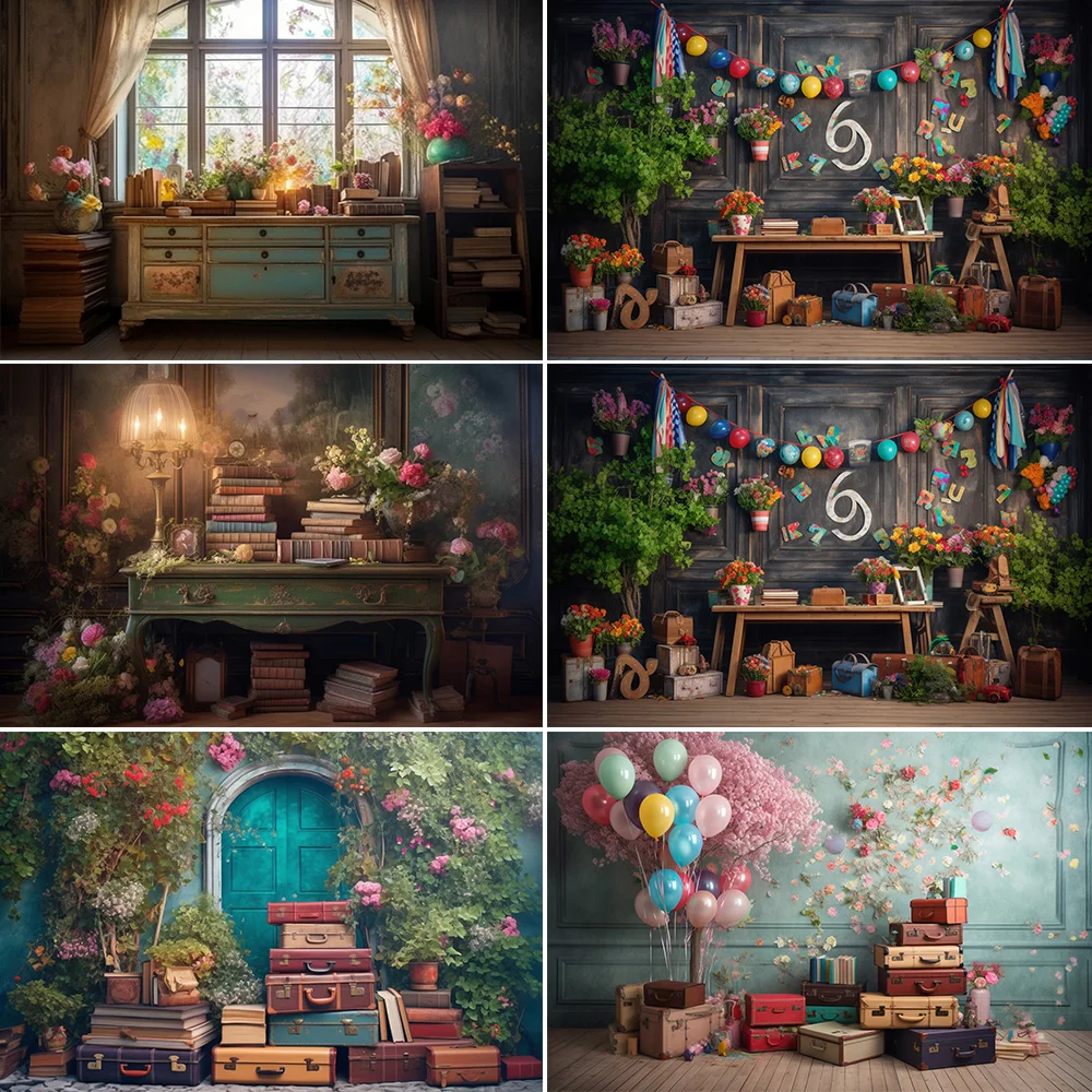 Bonvvie Photography Backdrop Vintage Box Book Flower Graduation Back to School Decor Portrait Photo Background for Photo Studio
Bonvvie Photography Backdrop Vintage Box Book Flower Graduation Back to School Decor Portrait Photo Background for Photo Studio