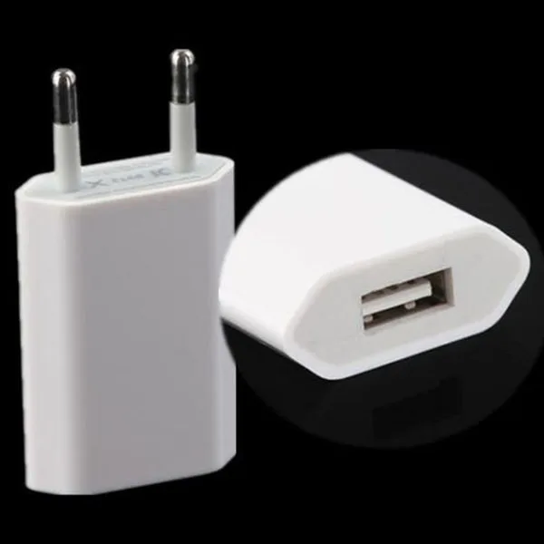 100pcs/lot Wholesale White USB Wall Charger EU Plug Power Adapter mobile phone AC Power Charger 5V 1A Travel Charger
100pcs/lot Wholesale White USB Wall Charger EU Plug Power Adapter mobile phone AC Power Charger 5V 1A Travel Charger