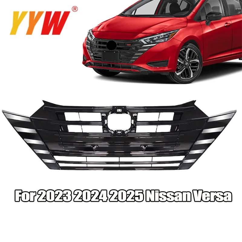 Front Upper Bumper Grille Assembly W/O Emlbem For 2023 2024 2025 Nissan Versa Mesh Grid Chrome Black Racing Grills Fit Replace
Front Upper Bumper Grille Assembly W/O Emlbem For 2023 2024 2025 Nissan Versa Mesh Grid Chrome Black Racing Grills Fit Replace