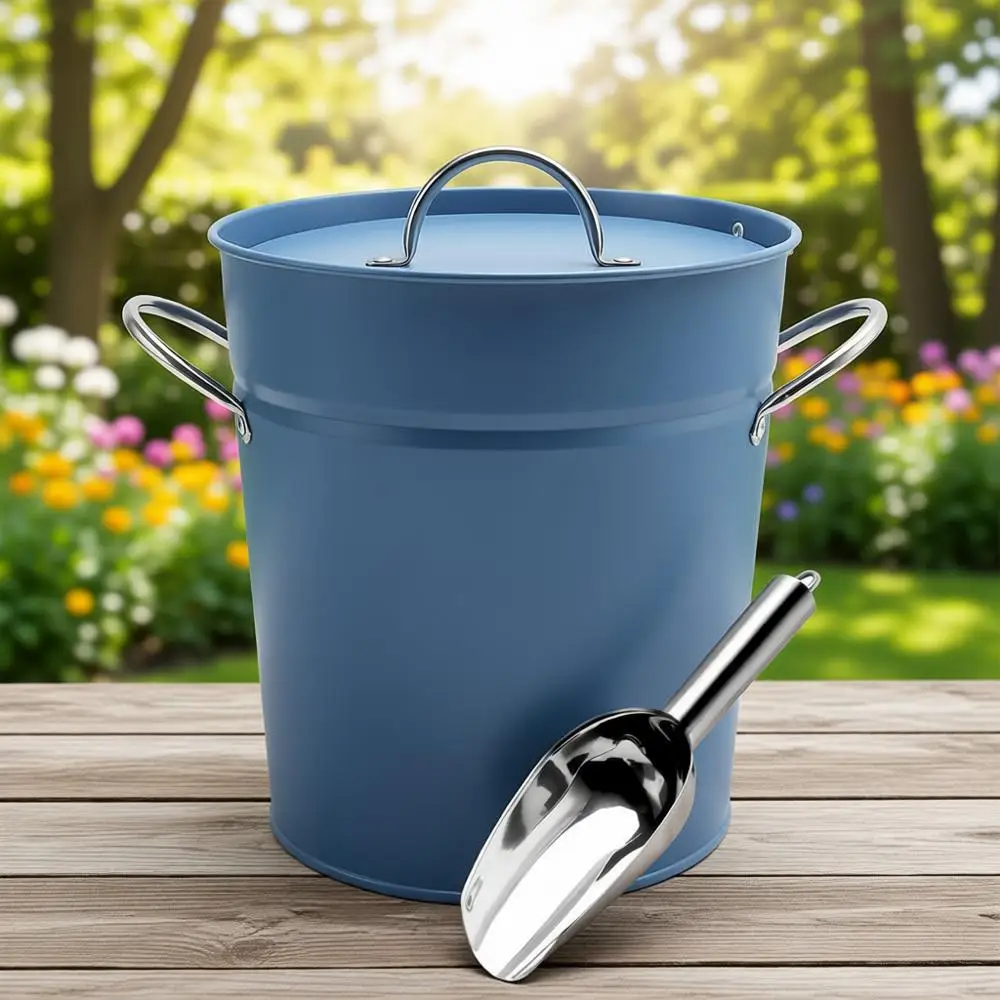 Ведро для льда из нержавеющей стали на 4 кварта с крышкой, ручкой и совком — идеально подходит для вечеринок, мероприятий на открытом воздухе и кемпинга (синее)
Ведро для льда из нержавеющей стали на 4 кварта с крышкой, ручкой и совком — идеально подходит для вечеринок, мероприятий на открытом воздухе и кемпинга (синее)