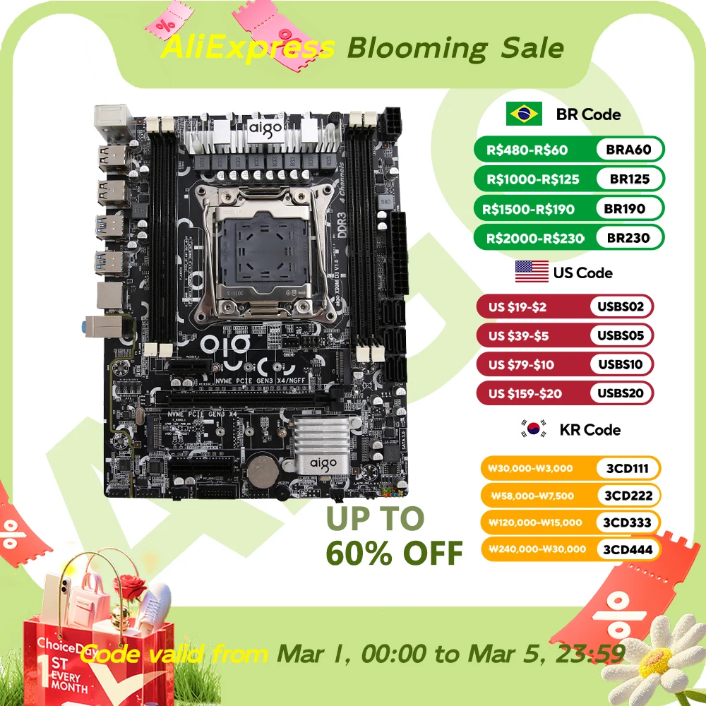 Материнская плата Aigo X99M LGA 2011-3 с поддержкой процессора серии Xeon E5 2667 2666 V3 V4 DDR3 ECC RAM NVME M.2 SATA 3.0
Материнская плата Aigo X99M LGA 2011-3 с поддержкой процессора серии Xeon E5 2667 2666 V3 V4 DDR3 ECC RAM NVME M.2 SATA 3.0