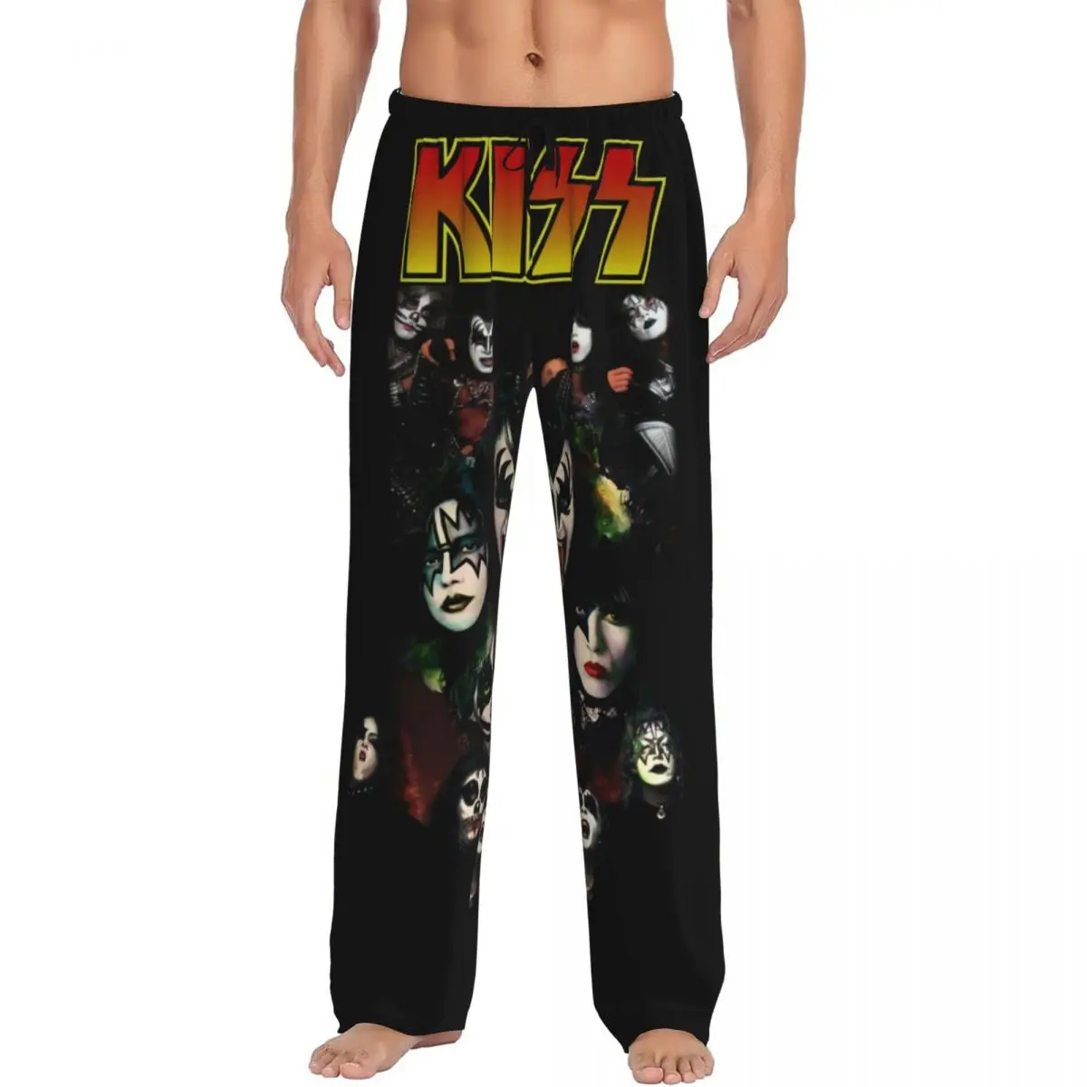 Custom Men's K-Kisses Rock Roll Pajama Pants Print Heavy Metal Music Sleep Sleepwear Bottoms with Pockets
Custom Men's K-Kisses Rock Roll Pajama Pants Print Heavy Metal Music Sleep Sleepwear Bottoms with Pockets